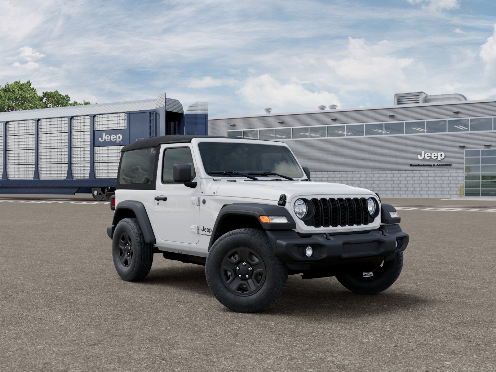 2026 Jeep Wrangler — rear three-quarter view