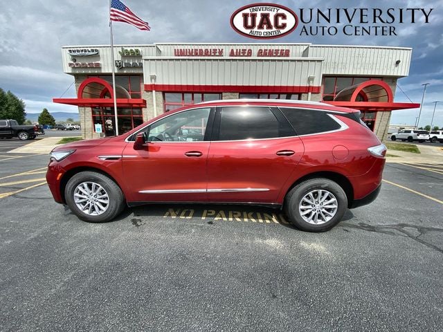 2024 Buick Enclave Premium AWD in Cherry Red Tintcoat — front three-quarter view